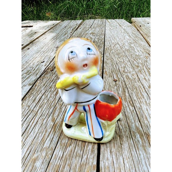 Vintage Pied Piper Hand Painted small vase - Picture 2 of 11
